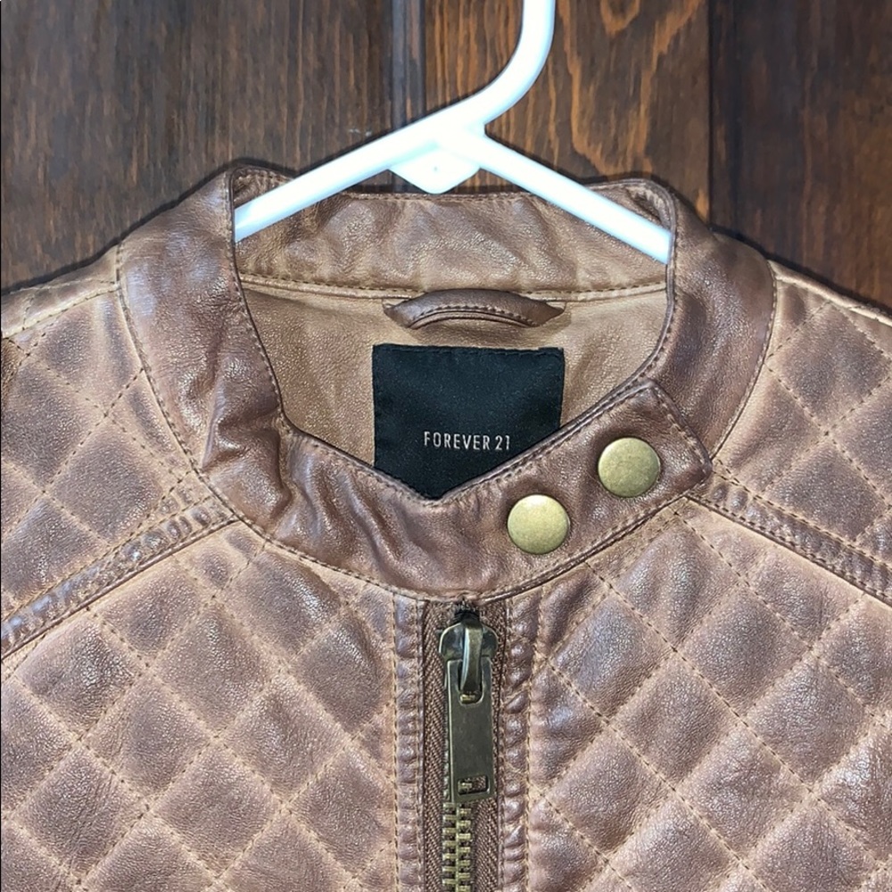 Quilted brown leather - Picture 4 of 6